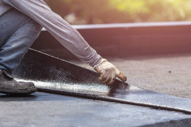 Professional Basement Waterproofing technician working in Georgetown, SC